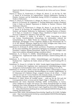 Bild der Seite - 219 - in Schule während der Corona-Pandemie - Neue Ergebnisse und Überblick über ein dynamisches Forschungsfeld