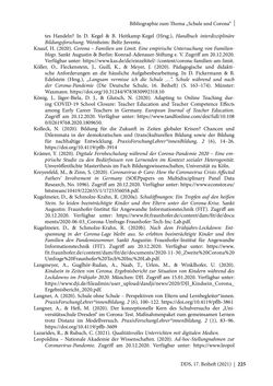 Bild der Seite - 225 - in Schule während der Corona-Pandemie - Neue Ergebnisse und Überblick über ein dynamisches Forschungsfeld