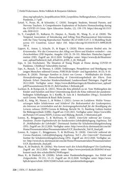 Image of the Page - 226 - in Schule während der Corona-Pandemie - Neue Ergebnisse und Überblick über ein dynamisches Forschungsfeld