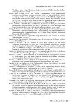 Image of the Page - 229 - in Schule während der Corona-Pandemie - Neue Ergebnisse und Überblick über ein dynamisches Forschungsfeld