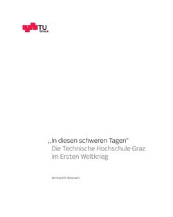 Bild der Seite - (000003) - in „ In diesen schweren Tagen“ - Die Technische Hochschule Graz  im Ersten Weltkrieg