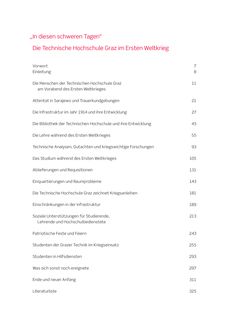 Bild der Seite - (000005) - in „ In diesen schweren Tagen“ - Die Technische Hochschule Graz  im Ersten Weltkrieg