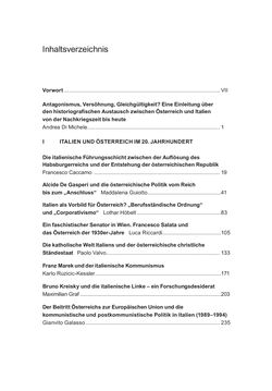 Bild der Seite - (000007) - in Die schwierige Versöhnung - Italien, Österreich und Südtirol im 20. Jahrhundert
