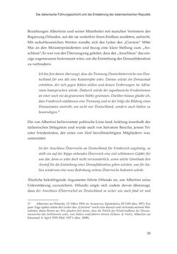 Bild der Seite - 33 - in Die schwierige Versöhnung - Italien, Österreich und Südtirol im 20. Jahrhundert