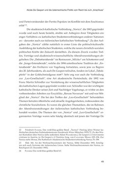 Bild der Seite - 49 - in Die schwierige Versöhnung - Italien, Österreich und Südtirol im 20. Jahrhundert