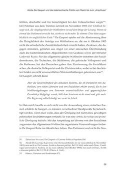 Bild der Seite - 59 - in Die schwierige Versöhnung - Italien, Österreich und Südtirol im 20. Jahrhundert