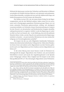 Bild der Seite - 61 - in Die schwierige Versöhnung - Italien, Österreich und Südtirol im 20. Jahrhundert