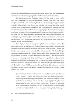 Image of the Page - 64 - in Die schwierige Versöhnung - Italien, Österreich und Südtirol im 20. Jahrhundert