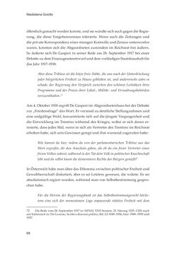 Image of the Page - 68 - in Die schwierige Versöhnung - Italien, Österreich und Südtirol im 20. Jahrhundert