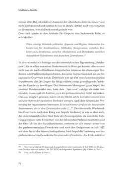 Image of the Page - 72 - in Die schwierige Versöhnung - Italien, Österreich und Südtirol im 20. Jahrhundert