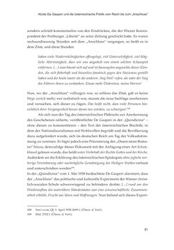 Image of the Page - 81 - in Die schwierige Versöhnung - Italien, Österreich und Südtirol im 20. Jahrhundert