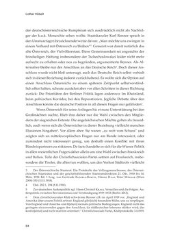 Image of the Page - 84 - in Die schwierige Versöhnung - Italien, Österreich und Südtirol im 20. Jahrhundert