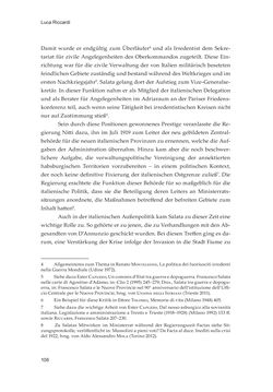 Image of the Page - 106 - in Die schwierige Versöhnung - Italien, Österreich und Südtirol im 20. Jahrhundert