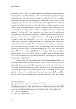 Image of the Page - 112 - in Die schwierige Versöhnung - Italien, Österreich und Südtirol im 20. Jahrhundert