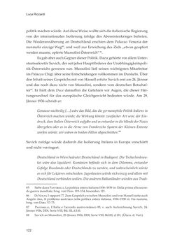 Image of the Page - 122 - in Die schwierige Versöhnung - Italien, Österreich und Südtirol im 20. Jahrhundert