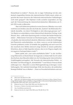 Image of the Page - 124 - in Die schwierige Versöhnung - Italien, Österreich und Südtirol im 20. Jahrhundert