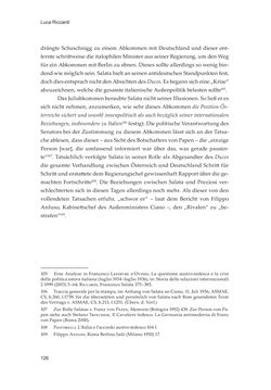 Image of the Page - 126 - in Die schwierige Versöhnung - Italien, Österreich und Südtirol im 20. Jahrhundert