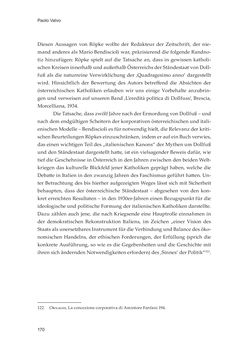 Bild der Seite - 170 - in Die schwierige Versöhnung - Italien, Österreich und Südtirol im 20. Jahrhundert
