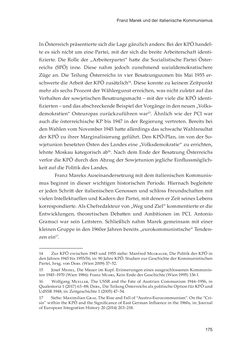 Image of the Page - 175 - in Die schwierige Versöhnung - Italien, Österreich und Südtirol im 20. Jahrhundert