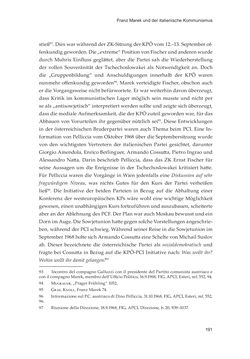 Image of the Page - 191 - in Die schwierige Versöhnung - Italien, Österreich und Südtirol im 20. Jahrhundert