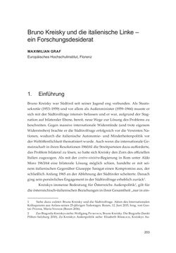 Bild der Seite - 203 - in Die schwierige Versöhnung - Italien, Österreich und Südtirol im 20. Jahrhundert