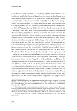 Bild der Seite - 204 - in Die schwierige Versöhnung - Italien, Österreich und Südtirol im 20. Jahrhundert