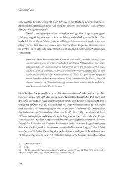 Image of the Page - 218 - in Die schwierige Versöhnung - Italien, Österreich und Südtirol im 20. Jahrhundert