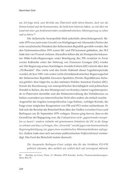 Image of the Page - 224 - in Die schwierige Versöhnung - Italien, Österreich und Südtirol im 20. Jahrhundert