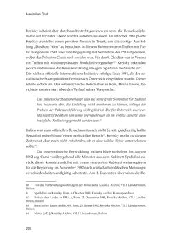 Image of the Page - 226 - in Die schwierige Versöhnung - Italien, Österreich und Südtirol im 20. Jahrhundert