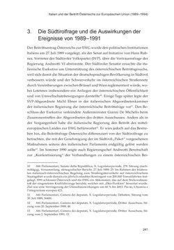 Bild der Seite - 241 - in Die schwierige Versöhnung - Italien, Österreich und Südtirol im 20. Jahrhundert