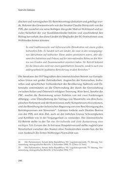 Bild der Seite - 246 - in Die schwierige Versöhnung - Italien, Österreich und Südtirol im 20. Jahrhundert