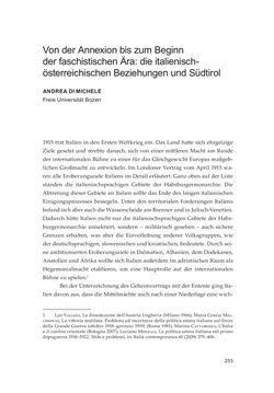 Bild der Seite - 253 - in Die schwierige Versöhnung - Italien, Österreich und Südtirol im 20. Jahrhundert