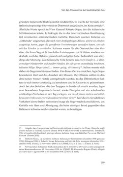 Bild der Seite - 259 - in Die schwierige Versöhnung - Italien, Österreich und Südtirol im 20. Jahrhundert