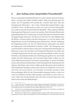 Bild der Seite - 260 - in Die schwierige Versöhnung - Italien, Österreich und Südtirol im 20. Jahrhundert