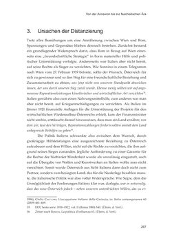 Image of the Page - 267 - in Die schwierige Versöhnung - Italien, Österreich und Südtirol im 20. Jahrhundert