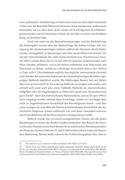 Image of the Page - 269 - in Die schwierige Versöhnung - Italien, Österreich und Südtirol im 20. Jahrhundert