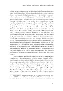 Image of the Page - 277 - in Die schwierige Versöhnung - Italien, Österreich und Südtirol im 20. Jahrhundert