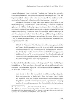 Image of the Page - 289 - in Die schwierige Versöhnung - Italien, Österreich und Südtirol im 20. Jahrhundert