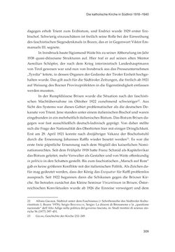 Bild der Seite - 309 - in Die schwierige Versöhnung - Italien, Österreich und Südtirol im 20. Jahrhundert