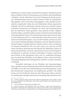 Image of the Page - 311 - in Die schwierige Versöhnung - Italien, Österreich und Südtirol im 20. Jahrhundert