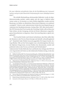 Image of the Page - 330 - in Die schwierige Versöhnung - Italien, Österreich und Südtirol im 20. Jahrhundert