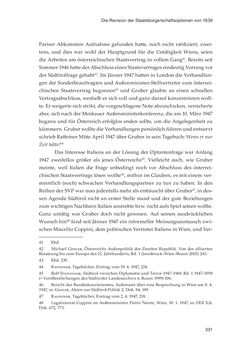 Image of the Page - 331 - in Die schwierige Versöhnung - Italien, Österreich und Südtirol im 20. Jahrhundert