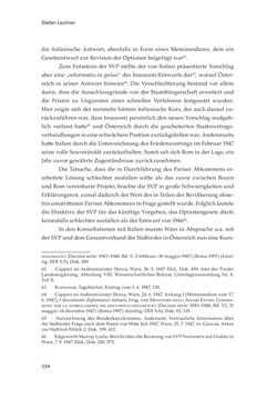 Bild der Seite - 334 - in Die schwierige Versöhnung - Italien, Österreich und Südtirol im 20. Jahrhundert