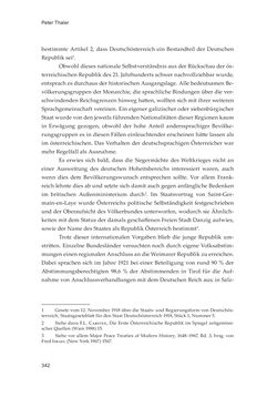Bild der Seite - 342 - in Die schwierige Versöhnung - Italien, Österreich und Südtirol im 20. Jahrhundert