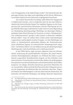 Image of the Page - 355 - in Die schwierige Versöhnung - Italien, Österreich und Südtirol im 20. Jahrhundert