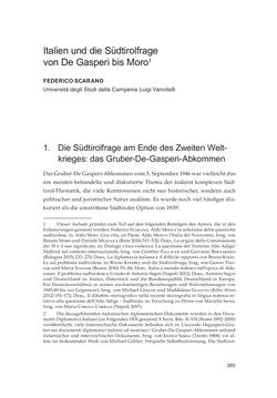 Image of the Page - 365 - in Die schwierige Versöhnung - Italien, Österreich und Südtirol im 20. Jahrhundert