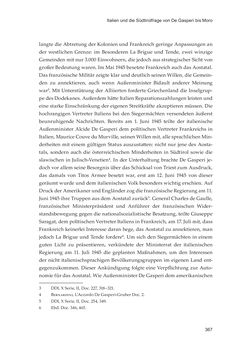 Image of the Page - 367 - in Die schwierige Versöhnung - Italien, Österreich und Südtirol im 20. Jahrhundert