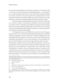 Image of the Page - 370 - in Die schwierige Versöhnung - Italien, Österreich und Südtirol im 20. Jahrhundert