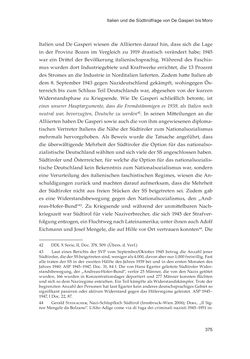 Image of the Page - 375 - in Die schwierige Versöhnung - Italien, Österreich und Südtirol im 20. Jahrhundert