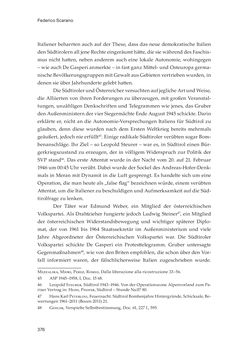 Image of the Page - 376 - in Die schwierige Versöhnung - Italien, Österreich und Südtirol im 20. Jahrhundert